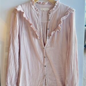 XiRENA Pink Button Down Shirt